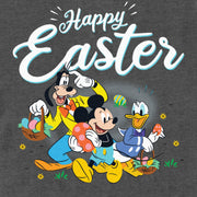 Men's Mickey & Friends Happy Easter Friends  Adult T-Shirt