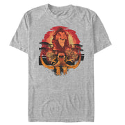 Men's Lion King Scar Elephant Graveyard  Adult T-Shirt