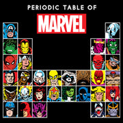 Men's Marvel Periodic Table of Heroes  Adult Pull Over Hoodie