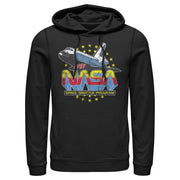 Men's NASA 1981 Retro Stars  Adult Pull Over Hoodie