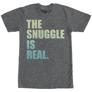 Women's CHIN UP Snuggle Real  Adult Boyfriend Tee