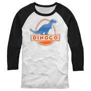 Men's Cars Dinoco Classic Logo  Adult Baseball Tee