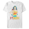 Men's Wonder Woman Number One Mom  Adult T-Shirt