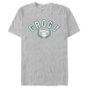 Men's Star Wars: The Mandalorian Grogu Collegiate Logo  Adult T-Shirt