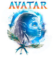 Men's Avatar: The Way of Water Neytiri Portrait  Adult T-Shirt