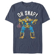 Men's Marvel Thanos Retro Oh Snap  Adult T-Shirt