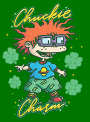 Men's Rugrats St. Patrick's Day Chuckie Charm  Adult T-Shirt