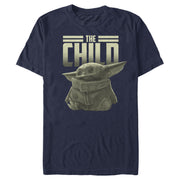 Men's Star Wars: The Mandalorian The Child Text  Adult T-Shirt