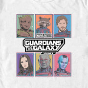 Men's Guardians of the Galaxy Vol. 3 Animated Squares  Adult T-Shirt