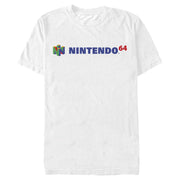 Men's Nintendo Classic N64 Logo Text  Adult T-Shirt