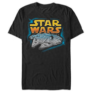 Men's Star Wars Millennium Falcon Graffiti  Adult T-Shirt