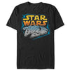 Men's Star Wars Millennium Falcon Graffiti  Adult T-Shirt