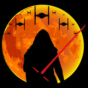 Men's Star Wars: The Force Awakens Halloween Kylo Ren Moon  Adult T-Shirt