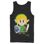 Men's Nintendo Legend of Zelda Link's Awakening Avatar  Adult Tank Top