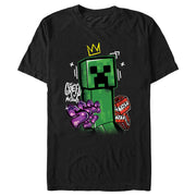 Men's Minecraft Creeper King  Adult T-Shirt