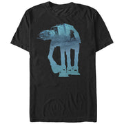 Men's Star Wars AT-AT Tauntaun Silhouette  Adult T-Shirt