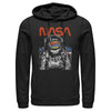 Men's NASA Astronaut Moon Reflection Vintage Retro  Adult Pull Over Hoodie