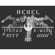 Men's Star Wars Rebel X-Wing Commander T-65A3  Adult T-Shirt