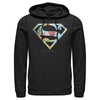 Men's Superman Tropical Shield Logo  Adult Pull Over Hoodie