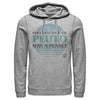 Men's NASA My Age Pluto Was A Planet  Adult Pull Over Hoodie