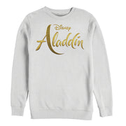 Men's Aladdin Script Logo  Adult Sweatshirt