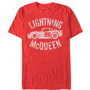 Men's Cars Lightning McQueen  Adult T-Shirt