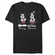 Men's Mickey & Friends Always Forever  Adult T-Shirt