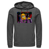 Men's The Simpsons Homer Seeing Stars  Adult Pull Over Hoodie