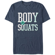 Women's CHIN UP Body By Squats  Adult Boyfriend Tee