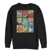 Men's Pixar Character Bingo  Adult Sweatshirt