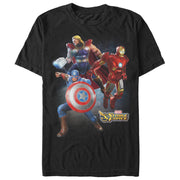 Men's Marvel Strike Force Character Trio  Adult T-Shirt