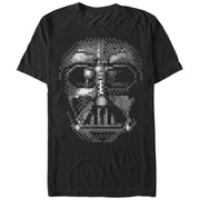 Men's Star Wars Darth Vader Pixel Face  Adult T-Shirt