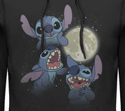 Men's Lilo & Stitch Howling at the Moon  Adult Pull Over Hoodie