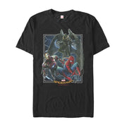 Men's Marvel Spider-Man: Homecoming Group Shot  Adult T-Shirt