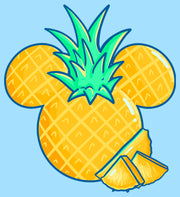 Men's Mickey & Friends Pineapple Logo  Adult T-Shirt