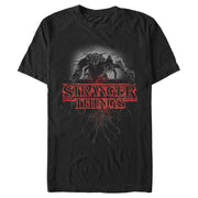 Men's Stranger Things Mind Flayer Logo Glow  Adult T-Shirt