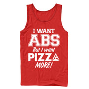 Men's CHIN UP Pizza Abs  Adult Tank Top