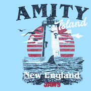 Men's Jaws Amity Island Tourist Lighthouse  Adult T-Shirt