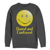 Men's Dazed and Confused Big Smiley Logo  Adult Sweatshirt