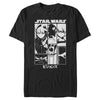 Men's Star Wars: Visions Black and White Poster  Adult T-Shirt