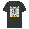 Men's Mickey & Friends Distressed Group Cropped Portraits  Adult T-Shirt