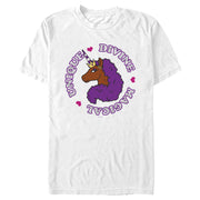 Men's Afro Unicorn Purple Divine Unique Magical  Adult T-Shirt