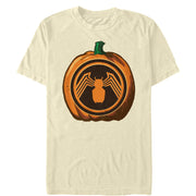 Men's Marvel Halloween Venom Logo Pumpkin  Adult T-Shirt