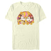 Men's Mickey & Friends Floral Couple  Adult T-Shirt