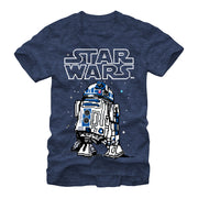 Men's Star Wars Pixel R2-D2  Adult T-Shirt