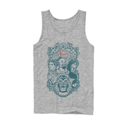 Men's Aladdin Ornate Trio Frame  Adult Tank Top