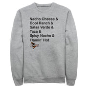 Men's Doritos Flavors Stack  Adult Sweatshirt