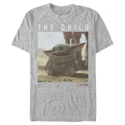 Men's Star Wars: The Mandalorian The Child Frame  Adult T-Shirt