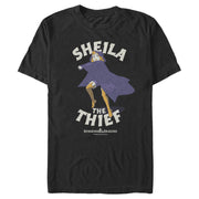 Men's Dungeons & Dragons Sheila the Thief Cartoon  Adult T-Shirt