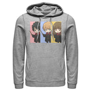 Men's Harry Potter Anime Best Friends  Adult Pull Over Hoodie